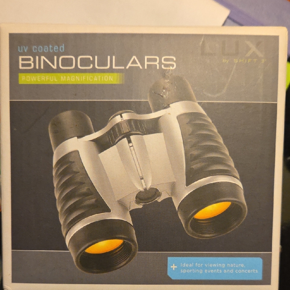 New in Box: LUX by Shift 3 UV Coated Compact Binoculars with Pouch